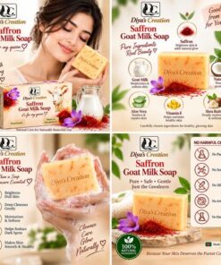 Alternative view of SAFFRON GOAT MILK SOAP